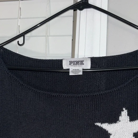 Victoria's Secret Black and White Star Sweater - Picture 3 of 4